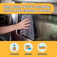 thumbnail image 3 of Scrub Daddy Microfiber Cleaning Cloths - All Purpose Microfiber Towels, Absorbent, Lint Free, Streak Free, Multi Surface Cleaning Rags for Glass, Wood, Dusting, Shining and Polishing 2ct, 3 of 8