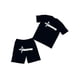 thumbnail image 5 of 2023 tops de manga corta para hombres y mujeres American street hip-hop punk letra impresa camiseta pantalones cortos, 5 of 5