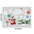 thumbnail image 7 of HCTSHG Christmas Window Clings, Snowflake Santa Reindeer Decals for Glass, Xmas Holiday Window Stickers for Home Party Decoration and Seasonal Decor, 7 of 7