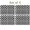 Gray and White Checkered Pattern, variant on Blue and Black Checkered Pattern Linen-look Placemats Set Of 4, Outdoor Picnic Placemats Heat Resistant Gift Ideas for Home Decor BBQ,11.8" X 17.7"