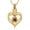 Gold, variant on Cremation Jewelry Heart Urn Necklace for Ashes for Women Stainless Steel Memorial Keepsake Birthstone Pendant Gift for Loved One