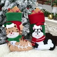 thumbnail image 5 of Lilixerw Christmas Tree Hanging Mini Stockings Decoration,Small Candy Gift Bag Dog Decorative,Little Socks Xmas New Year Ornament Party Decor, 5 of 5