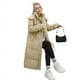 thumbnail image 5 of Chaqueta de plumón y algodón para mujer, estilo largo, por encima de la rodilla, tipo manta grande, holgada, chaqueta de pan, chaqueta de algodón para estudiante., 5 of 6