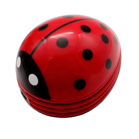HIBIBUD Vacuum Cleaners for Home Cute Beetle Shape Small Vacuum Cleaner Cordless Vacuum Cleaner Compact Design Mini Vacuum Cleaner 105x85x70mm,Red