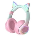 Gaming Headset for PS4, PS5, Xbox One(No Adapter), Cat Ear Headphones