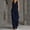 Navy women's boho vacation outfit a1, variant on Cagogo Women's 2 Piece Sleeveless V Neck T-Shirt Wide Leg Pants Set Casual Boho Vacation Outfit Loose Summer Travel Matching Lounge Suits Tracksuit Clothes, White XL