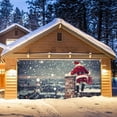 thumbnail image 5 of Riforla Holiday Cheer Garage Festive Christmas Banner with Bright Colors Festive Design Perfect for Auto Enthusiasts Home Garages Easy Hanging Durable Material Flags Banners Accessories G, 5 of 5