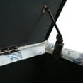 thumbnail image 6 of Christopher Knight Home Transitional Storage Ottoman, Floral Pattern, Blue, 6 of 8