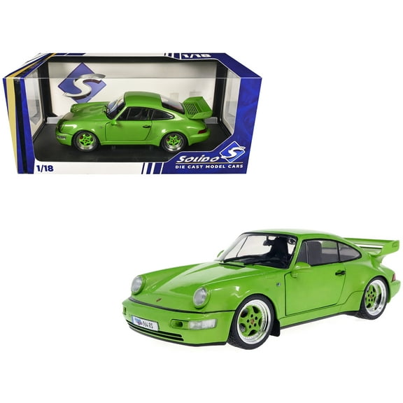 1990 Porsche 911 (964) Carrera RS "Streetfighter" Green Metallic 1/18 Diecast Model Car by Solido