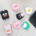 thumbnail image 3 of Anime Cable Protector Cartoon Charger Protector Cable Winder Cute Cable Bite Organizer Data Line Protective Cover For iPhone dinosaur, 3 of 6