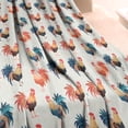 thumbnail image 3 of Light Gray Chicken Rooster Pattern Blanket,Comfortable Soft Flannel Throw Blanket,All Season,Warm Lightweight Blankets for Sofa Bed Couch Living Room Chair,60"x80", 3 of 4