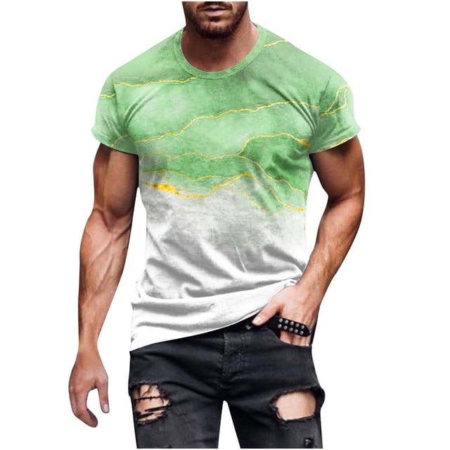 HKEJIAOI Men's Casual Shirts Classic Button Basic Short Sleeve Shirt Solid Color Tees Stylish Tops