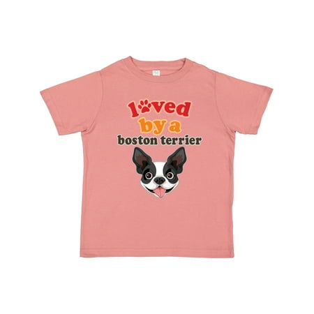 

Inktastic Boston Terrier Dog Gift Gift Toddler Toddler Girl T-Shirt