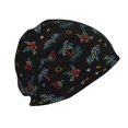thumbnail image 3 of Pofeuu Hawaiian Style Print Beanie Hat for Men and Women Winter Warm Hats Knit Slouchy Thick Skull Cap, 3 of 7