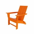thumbnail image 4 of WestinTrends Ashore All-Weather Poly Lumber Adirondack Chairs, Foldable Modern Farmhouse Design, Outdoor Patio Seating, Orange, 4 of 9