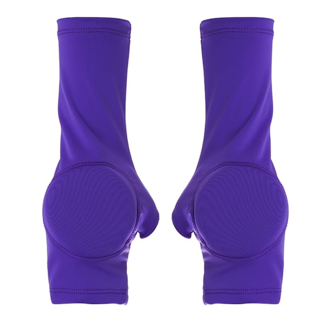 Guantes de patinaje artístico para y adultos para el de prueba de entrenamiento de práctica de competencia con protección de para la XS Baoblaze Almohadilla protectora para manos de patinaje sobre hielo
