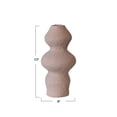 thumbnail image 3 of Bloomingville Handmade Large Paper Mâché Vase with Dusty Color and Smooth Design, Pink, 3 of 5