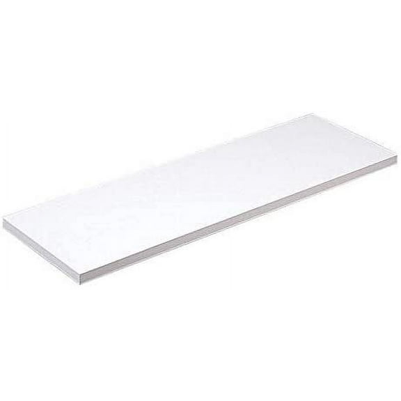 Knape & Vogt Melatex Shelf - Rectangle - 10 x 48 White