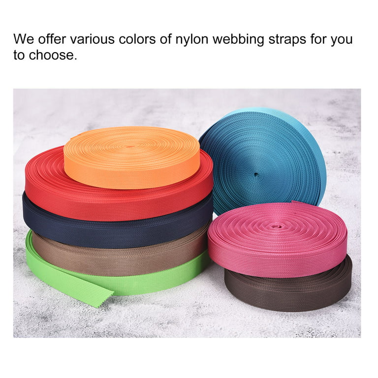 Nylon Webbing 1.5 Inch 10 Yards Durable Flat Nylon Webbing Strap for  Backpack Cargo Strap Pet