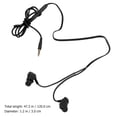 thumbnail image 2 of IDEANATEGRATE 2Ud Auriculares Colgantes Negros Inalámbricos Deportivos Ergonómico Confort Para Exterior, 2 of 7