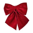 thumbnail image 2 of Christmas Ornaments, Claret Christmas Bow Decoration, Holiday Decor, Christmas Bow, for Xmas Tree, Home, Party, Holiday Christmas Decorations, 2 of 6