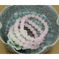 thumbnail image 4 of Bracelet Extensible Unisexe en Quartz Rose Mat Naturel avec Perles Rondes de 8 mm 7 Pouces, 4 of 5