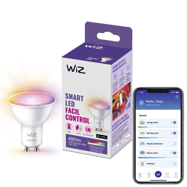 WiZ Spot GU10 7.2W luz multicolor