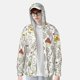 thumbnail image 2 of Fotbe Colorful Mushrooms and Plants Chaqueta con Protección Solar UPF 50+ para Hombre y Mujer, Camisa con Capucha y Bolsillos-3X-Large, 2 of 7