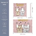 thumbnail image 3 of Haosy Light Switch Cover Plate 3 Gang Electrical Outlet Covers Cute Cartoon Happy Dog Decorate Wall Plate 4.56”x4.48”, 3 of 8