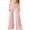 Light Pink, variant on kaondbfi Coral Fold Over Yoga Pants On Solid Wide Leg Loose Fit Pants with Ruched Waist for Yoga Sports Everyday