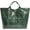 Green, variant on Christmas PVC Plaid Tote Bag for Women – Waterproof Large Capacity Tote with Top Handle, Festive Checkered Shopping Bag for Work, Travel, Beach, Groceries & Holiday Gift Giving