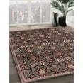 thumbnail image 3 of Ahgly Company Machine Washable Indoor Square Traditional Night Red Area Rugs, 9' Square, 3 of 7