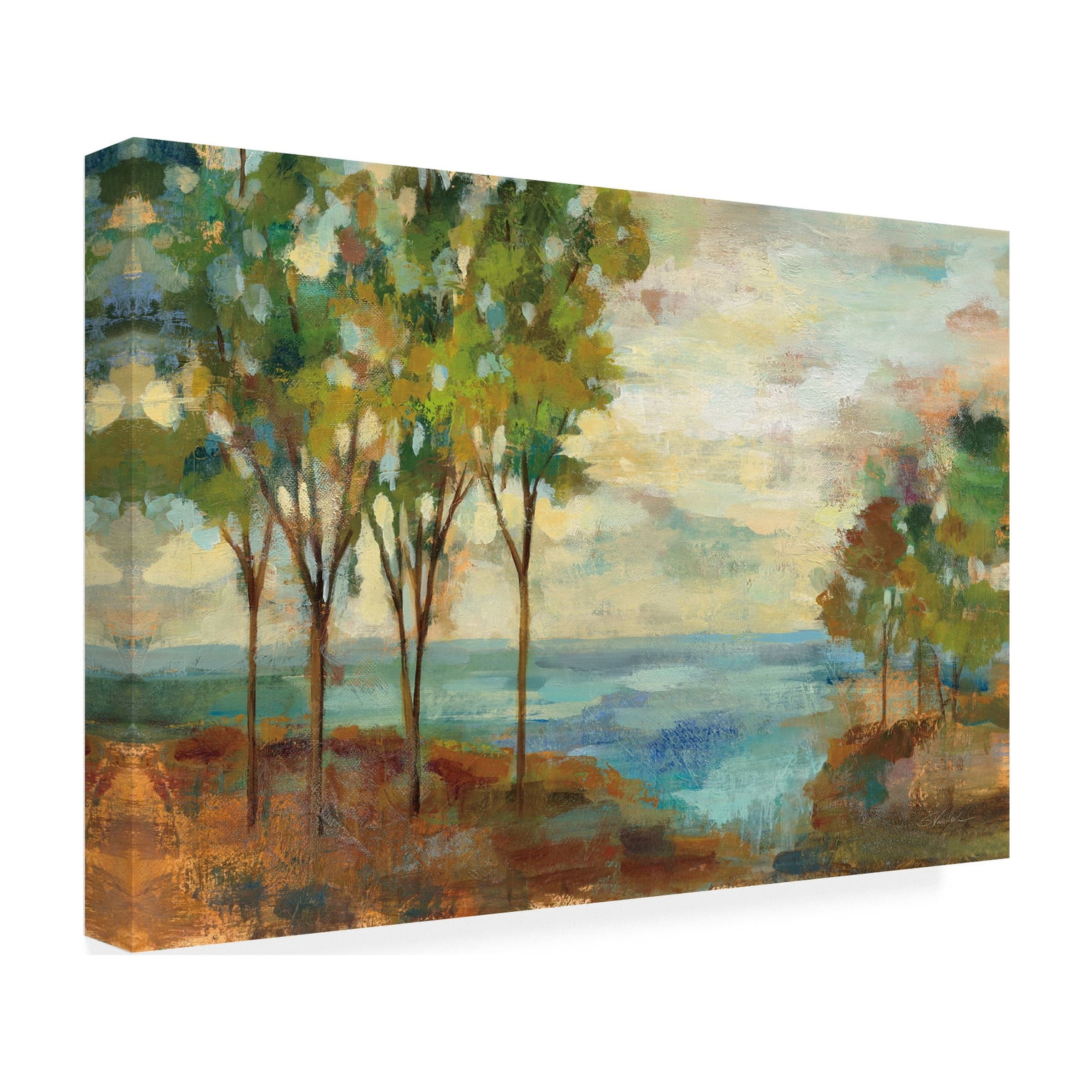 Trademark Fine Art 'View of the Lake' Canvas Art by Silvia Vassileva