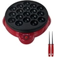 Electric Compact Takoyaki Maker with Free Tools Specialty Cake Pans for Octopus Ball, Cake Pop