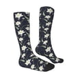thumbnail image 4 of Lsque Lilies Flowers Printed Crew Socks Men's Women's LightWeight Thin Casual Calf Socks ,Knee High Socks,Cotton Socks, 4 of 9