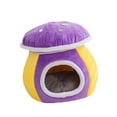 thumbnail image 4 of Cama cueva para gatos con diseño de y cojín, acogedora, con base antideslizante, de felpa cálida, lavable y cerrada para mascotas pequeñas, 35 x, 4 of 8