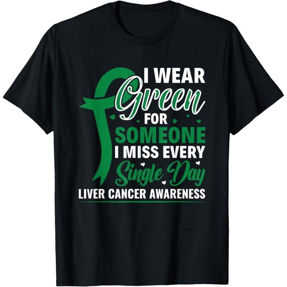 men and women can wear,I Wear Green Ribbon Warrior Liver Cancer Awareness T-Shirt