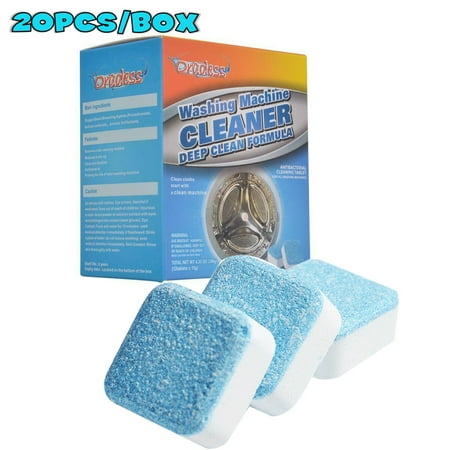 12/20/30Pcs Washing Machine Cleaning Block Tablet Washer Cleaner ...