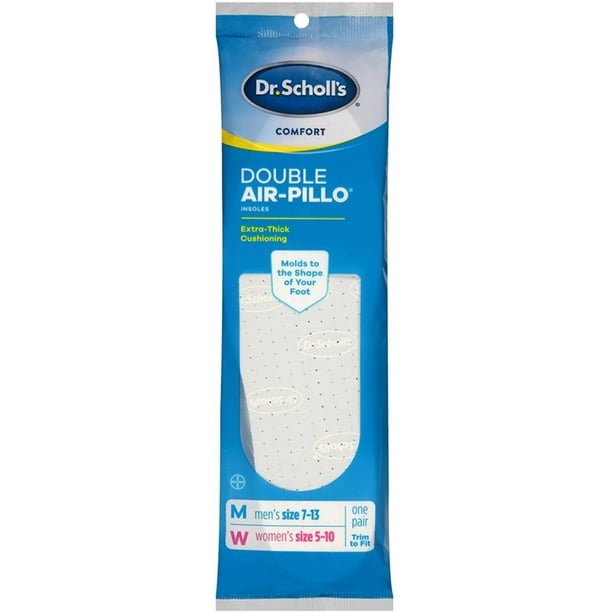 6 Pack Dr. Scholl's Comfort Double AirPillo Insoles 2 ea Walmart