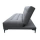 thumbnail image 4 of Sofa Cama Reclinable El Bazar Store Verso Gris plata Futon Abotonado Matrimonial 3 posiciones Sala, 4 of 8