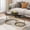 Black+Gold, variant on Nesting Coffee Table Set of 2, 27.6 Inch Round Coffee Table with Marble Top & Metal Frame, End Table Side Tables for Living Room Bedroom, Black