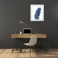 thumbnail image 3 of Pinto, Patricia 26x32 White Modern Wood Framed Museum Art Print Titled - Indigo Ferns I, 3 of 4