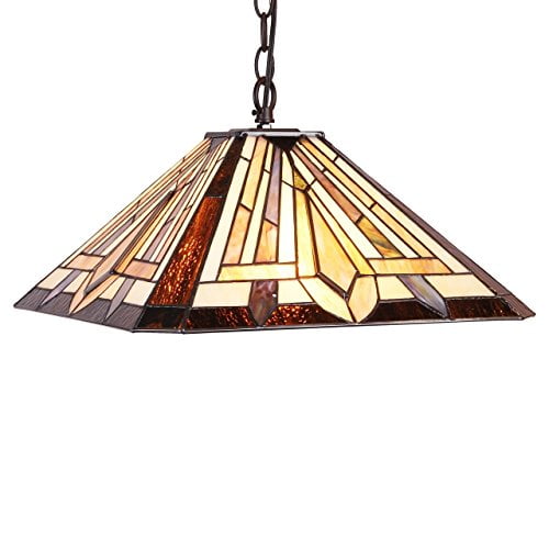 Chloe Lighting Denton Style 2 Light Mission Hanging Pendant Fixture 16 Shade Com Chloe Lighting Denton Style 2, Mission Style Hanging Light Fixture