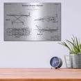 thumbnail image 4 of Luxe Metal Art 'EMT Stretcher Blueprint Patent White' Acrylic Glass Wall Art, 16"x12", 4 of 9