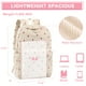 thumbnail image 4 of Mochila Bluboon School para niñas adolescentes, mochilas, color fresa, 4 of 9