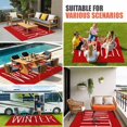 thumbnail image 3 of Hello Winter Outdoor Rug 5x7 Ft, Non Slip Washable Area Rug, Red Merry Christmas New Year Patio Rugs Carpet Runner, Large Floor Mat for Indoor/Outdoor Deck Porch Camping, 3 of 8