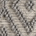 thumbnail image 2 of Natural Gray Nubby Diamonds Throw Pillow, 2 of 2