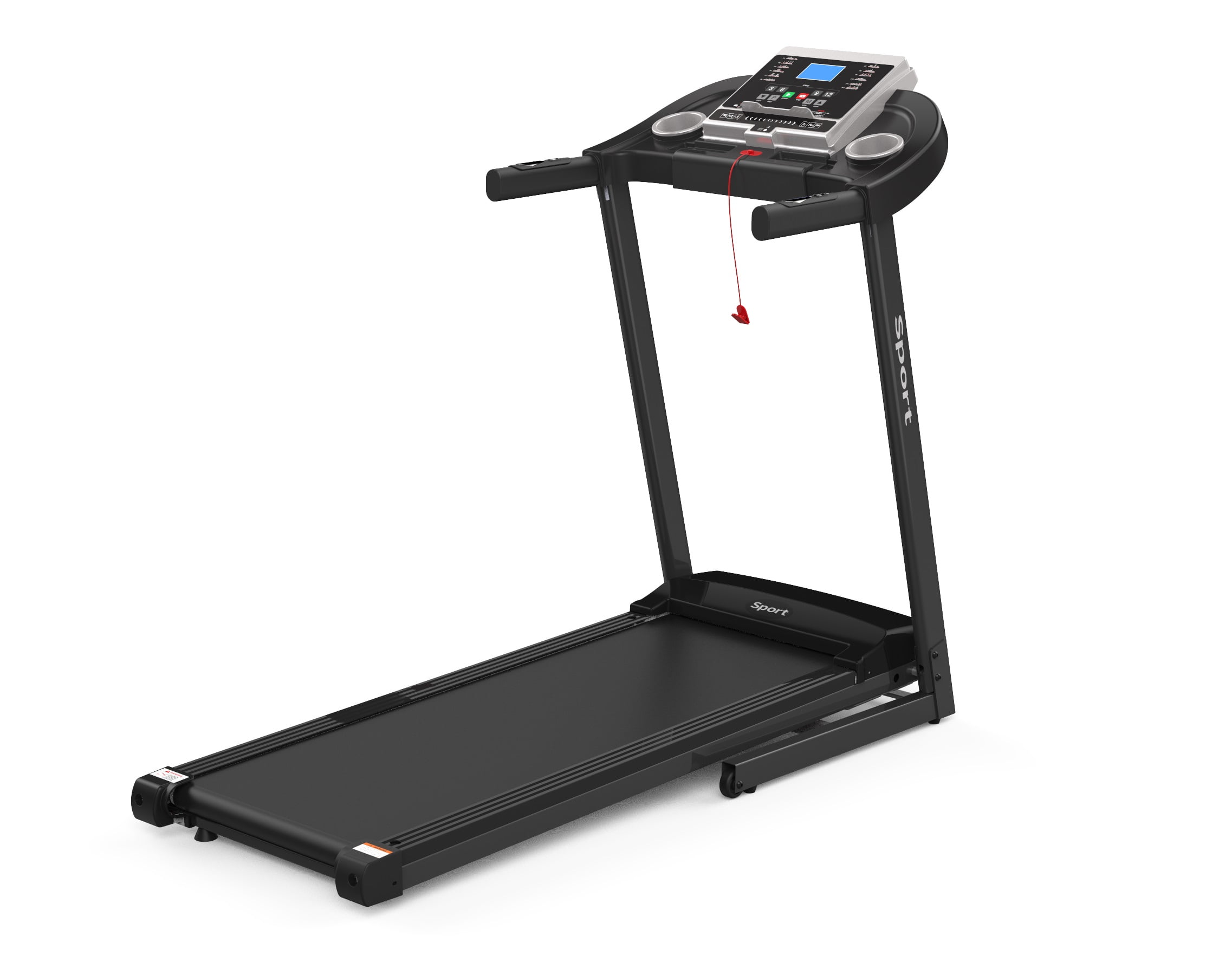 Electric Folding Exercise Treadmills, SEGMART Treadmill with 16'' Wide