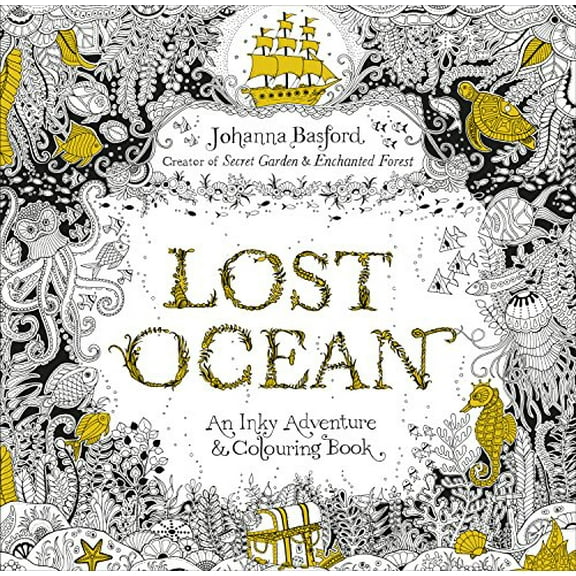 Pre-Owned Lost Ocean: An Inky Adventure & Colouring Book Paperback