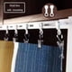 thumbnail image 3 of Ganchos deslizantes para riel de cortina, gancho deslizante de plástico blanco para tratamiento de ventanas y cortinas, 50 Uds., 3 of 5